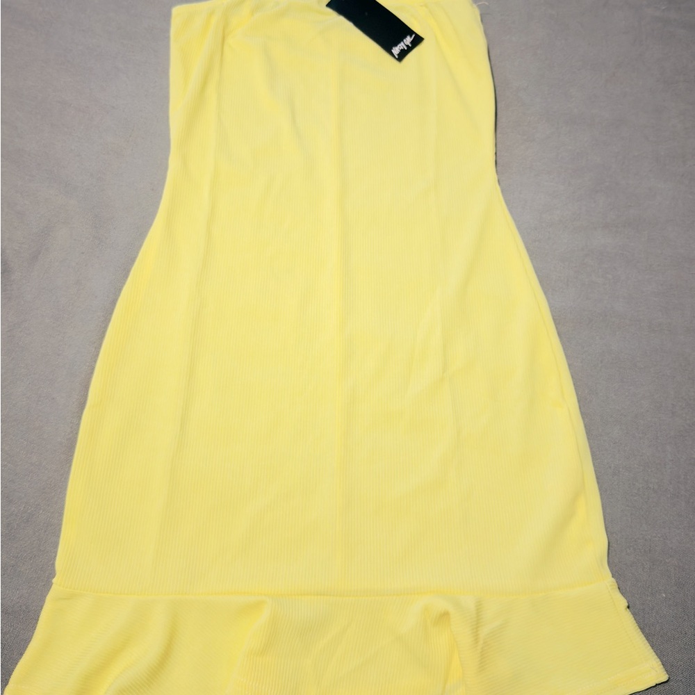 Nasty Gal Lemon Mini Dress